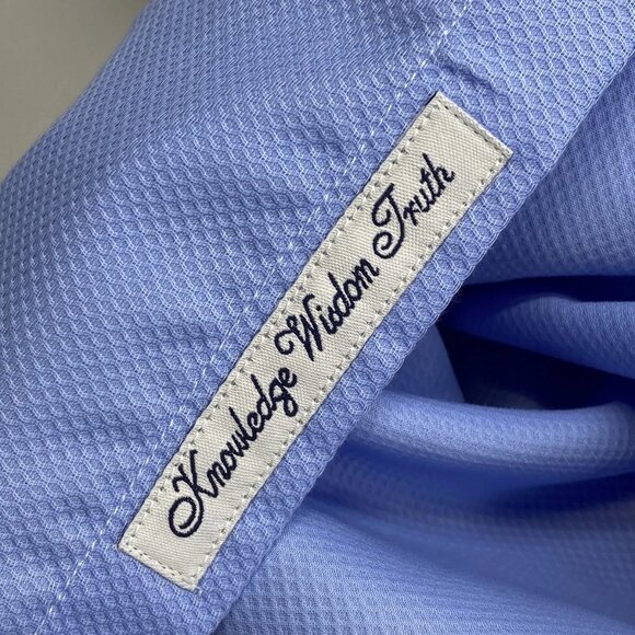 NEW ROBERT GRAHAM Kane Long-Sleeve Button-Down Shirt – Light Blue – Size 16 - Picture 5 of 14